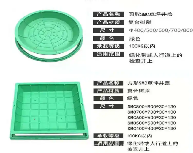 秦州树脂复合种植井盖展示